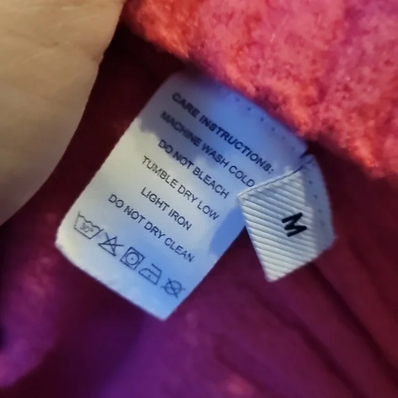 Women's Pink Turtleneck Sweater - Picture 4 of 4